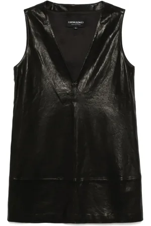 Cynthia Rowley Downtown leather dress
