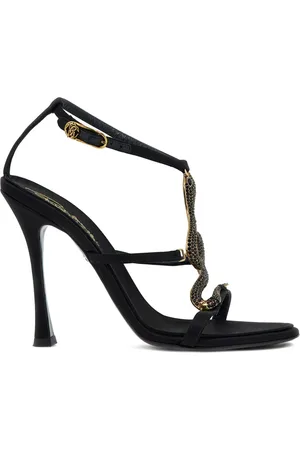 Roberto Cavalli Crystal-embellished sandals