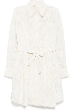 ZIMMERMANN Mini dawning tuck dress