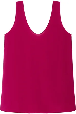 Another Tomorrow Silk tank top