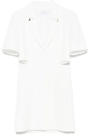 Patrizia Pepe Cut-out detailed mini dres