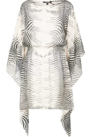 Roberto Cavalli Zebra-print dress