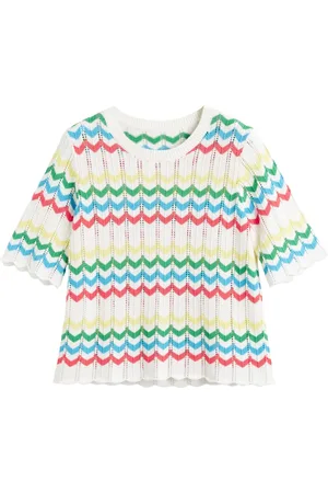 Chinti & Parker Chevron-knit T-shirt