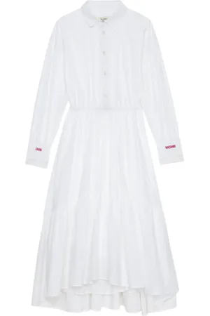 Zadig & Voltaire Rajae tiered midi dress