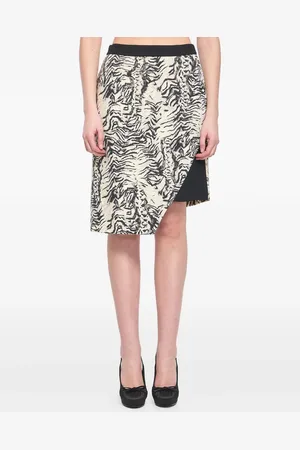 Emanuel Ungaro Animalier-print skirt
