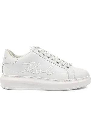 Karl Lagerfeld Logo-embroidered sneakers