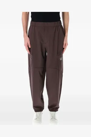 EA7 Logo-print track pants