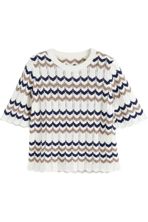 Chinti & Parker Chevron-knit top