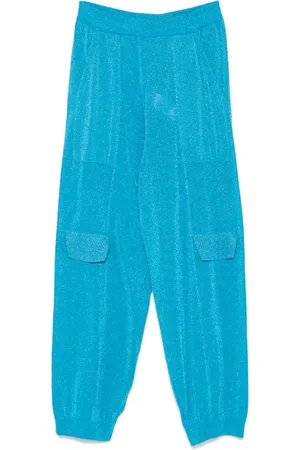 AKEP Lurex-detail track pants
