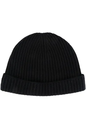 N.PEAL Ribbed-knit cashmere beanie