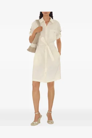 Burberry EKD-embroidered shirt dress