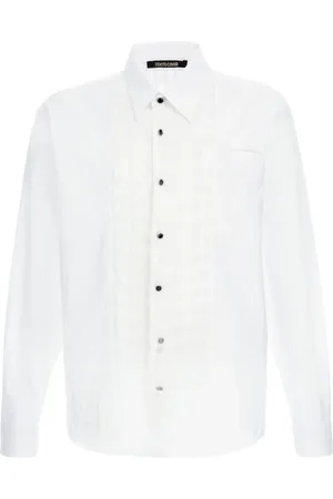 Roberto Cavalli Bib-collar shirt