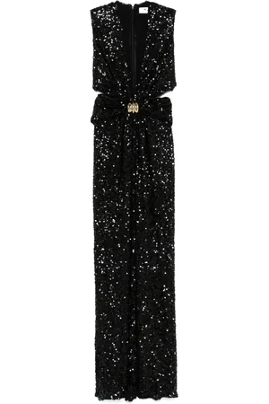 Elisabetta Franchi Sequin-embellished gown