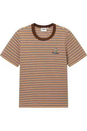 Chocoolate Striped logo T-shirt