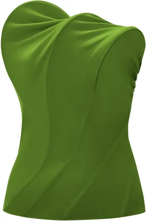 Victoria Beckham Wave strapless top