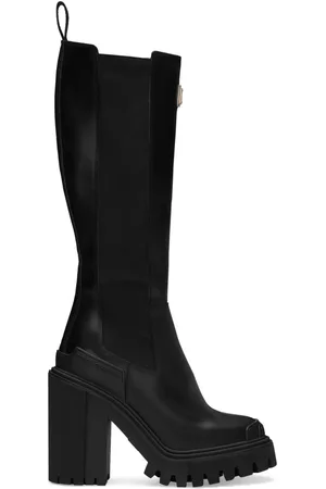 Dolce & Gabbana 90mm logo-plaque slip-on boots