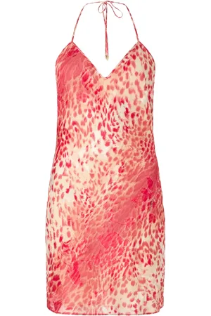Roberto Cavalli Jaguar-print mini dress