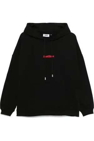 GCDS Hotline-embroidered hoodie