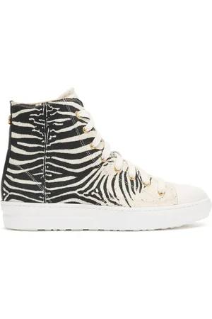 Roberto Cavalli Zebra-print sneakers