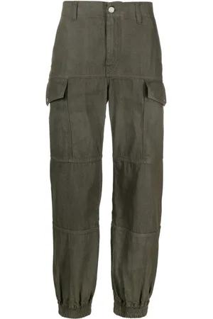 Alexander McQueen Panelled-design cotton cargo trousers