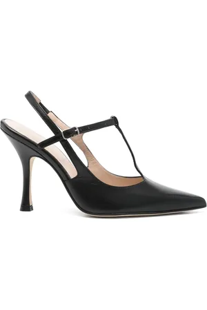 ANNA F. 100mm leather pumps