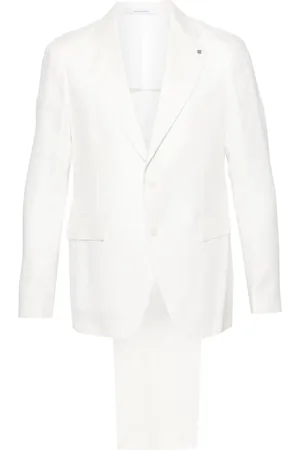 TAGLIATORE Single-breasted linen suit