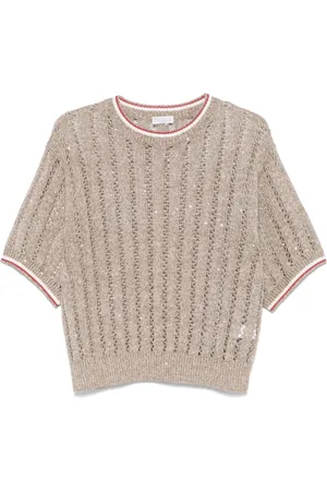 Brunello Cucinelli Knitted T-shirt