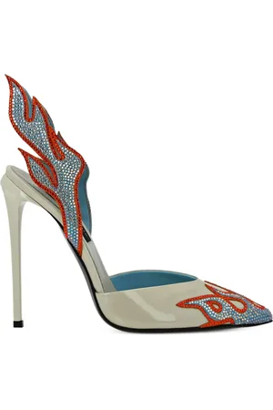 Philipp Plein 120mm flame-detail stiletto heels