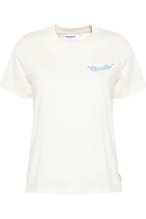 Chocoolate Logo-embrodiered T-shirt