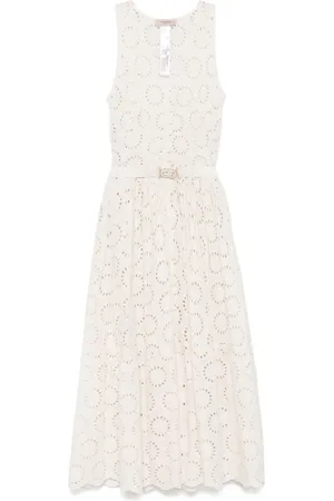 Twin-Set Broderie-anglaise maxi dress