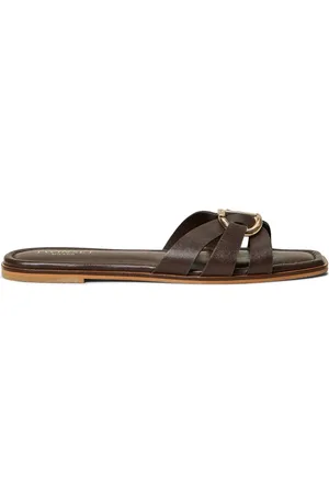 Twin-Set Logo-buckle slides