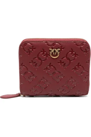 Pinko Debossed monogram-motif wallet