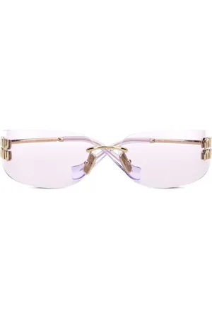 Miu Miu Logo-appliqu?? sunglasses