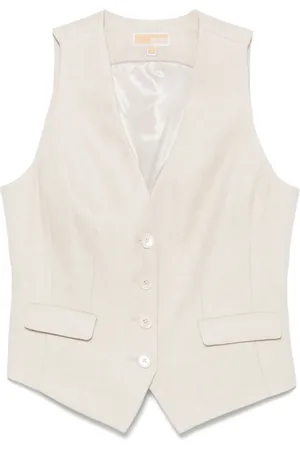 Michael Kors Slub-texture waistcoat