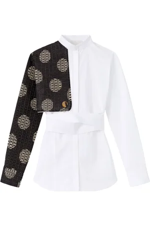Destree Hans polka-dot cotton shirt