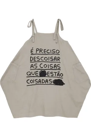 Uma Raquel Davidowicz Slogan-print dress