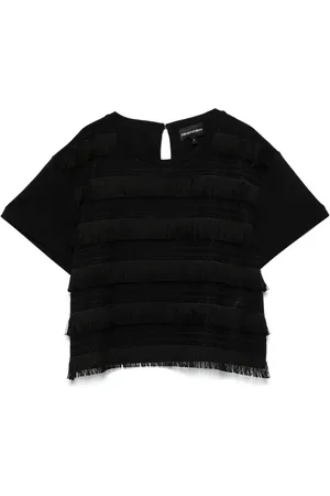 Emporio Armani Fringed T-shirt