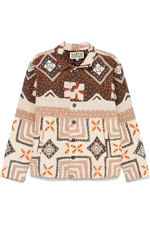 Kartik Research Patchwork-design jacket