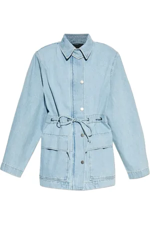 ROTATE Belted denim jacket