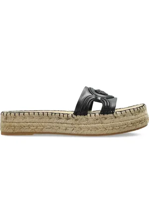 VERSACE Medusa espadrille slides