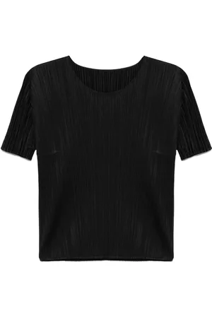 PLEATS PLEASE ISSEY MIYAKE Pliss??-effect T-shirt