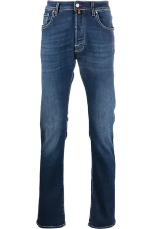 Jacob Cohen Straight-leg contrast-stitch jeans