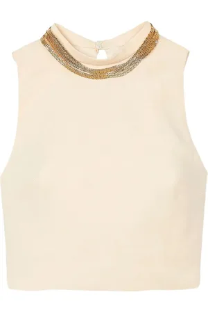 Sandro Linen-cotton top