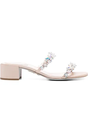 RENE CAOVILLA 40mm butterfly-embellished sandals
