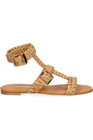 Casadei Braided-strap flat sandals