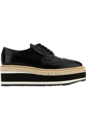 Prada Platform brogues
