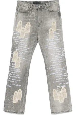 Who Decides War Scripture jeans