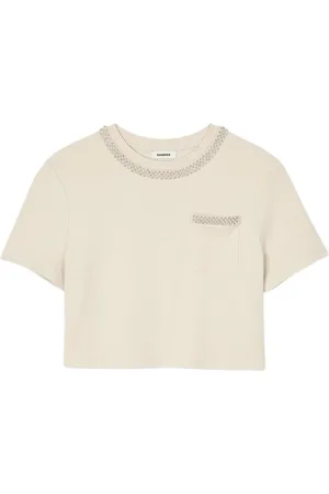 Sandro Organic cotton-blend t-shirt