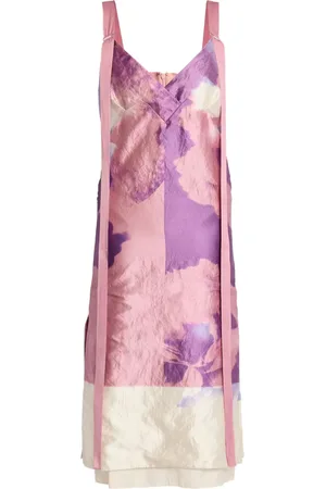 Erdem Floral-print slip dress