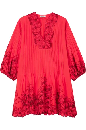 Sandro Embroidered mini dress